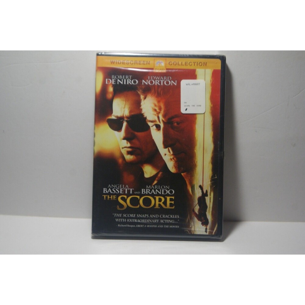 New The Score DVD Sealed Robert De Niro Ed Norton Action Thriller 2001